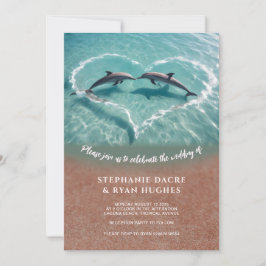 Hochzeit am Strand, tropische Hochzeit Einladung