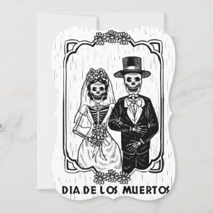 Hochzeit am Tag der Toten Einladung