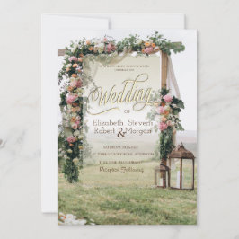 Hochzeit Arbor Lantern Rose Hochzeit Einladung