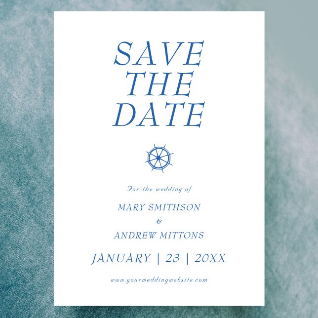 Hochzeit auf dem Boot - Rettet das Datum Save The Date (Von Creator hochgeladen)
