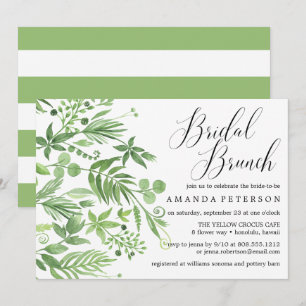 Hochzeit auf der wilden Wiese Wassercolo Bridal Br Einladung