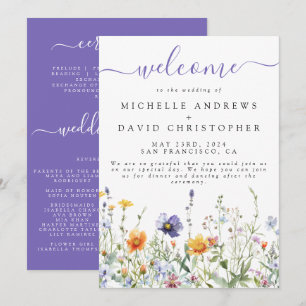 Hochzeit auf Wildblume Programm