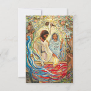 Hochzeit bei Cana Prayer Card, John 2