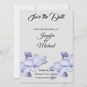 Hochzeit Berufliche klassische Bläschen Save The Date