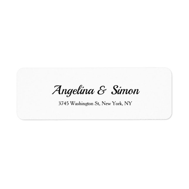 Hochzeit Berufliche kreative Elegante Handschrift (Vorne)