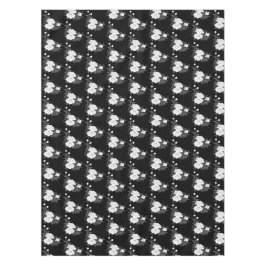Hochzeit/Besetzung in Schwarz und Weiß Tischdecke