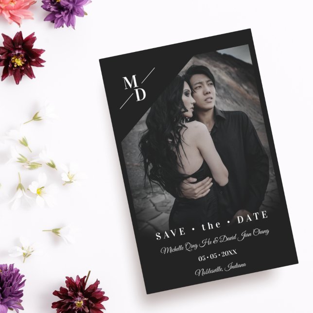 Hochzeit billig Schwarz Einfaches Modernes Minimal (Von Creator hochgeladen)