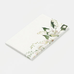 Hochzeit Blumen Lily Klassiker Post-it Klebezettel
