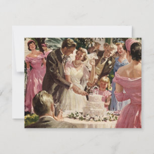 Hochzeit Braut Bräutigam Frischvermählte schneiden Ankündigung