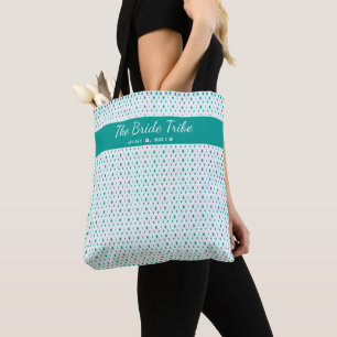 Hochzeit Braut Chic Party Benutzerdefiniert Weiß T Tasche