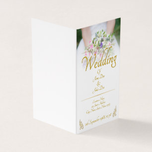 Hochzeit - Braut mit bunten Hochzeitsbukett