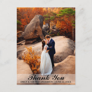 Hochzeit Braut und Gräuel Vielen Dank Foto Postkar Postkarte