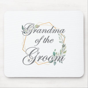 Hochzeit Brautparty Braut Großmutter des Bräutigam Mousepad