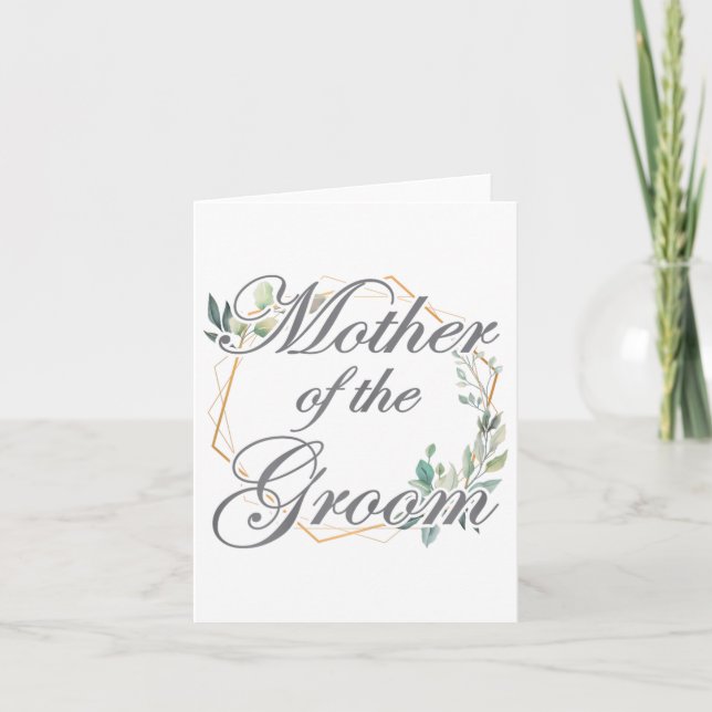 Hochzeit Brautparty Bride Mama Mutter der Groo Karte (Vorderseite)