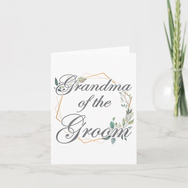 Hochzeit Brautparty Bride Oma des Raumes _ Karte (Vorderseite)