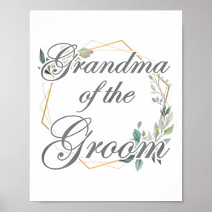 Hochzeit Brautparty Bride Oma des Raumes _ Poster