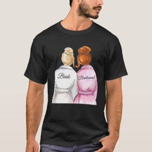 Hochzeit & Brautparty Bridesmaid Vorschlag 4 T-Shirt