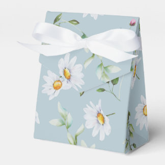 Hochzeit Brautparty Tent Blue Daisy Gefallen Box Geschenkschachtel