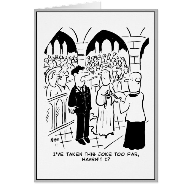 Hochzeit - Bridegroom Prachtvoller Cartoon (Vorne)