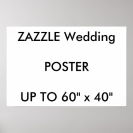 Hochzeit Custom 16.5" x 11" Poster GLOSSY Landscha