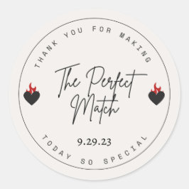Hochzeit Danke, dass du Sticker