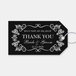 Hochzeit Danke, dass du Tags gegeben hast | SCHWAR Geschenkanhänger