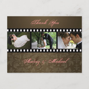 Hochzeit Danke, dass Sie Postkarten einfügen Ihre