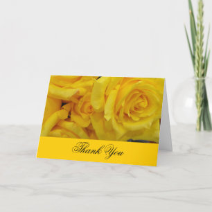 Hochzeit danke dir gelbe Rosenblüte Blume