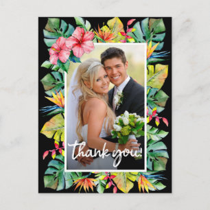 Hochzeit Danke Foto an der Tropengrenze Postkarte