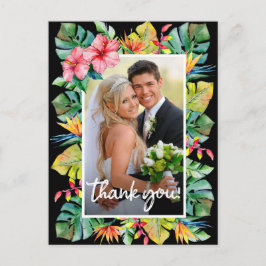 Hochzeit Danke | Foto an der Tropengrenze Postkarte