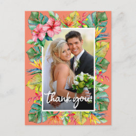 Hochzeit Danke | Foto an der Tropengrenze Postkarte