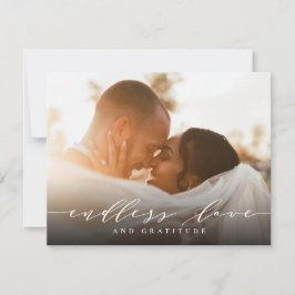 Hochzeit danke Ihnen endlose Liebe und Dankbarkeit