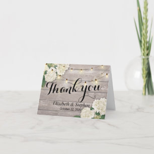Hochzeit danke Ihnen rustikale Holz-Blumenzellenle