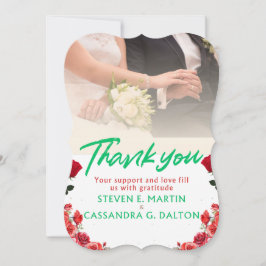 Hochzeit danke Karten