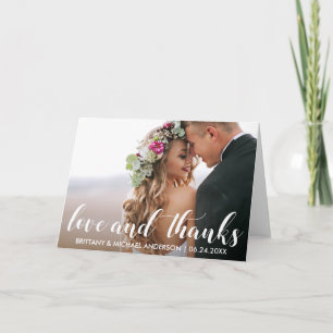 Hochzeit Danke   Liebe und Dank Foto Falten