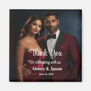 Hochzeit Danke Magnet