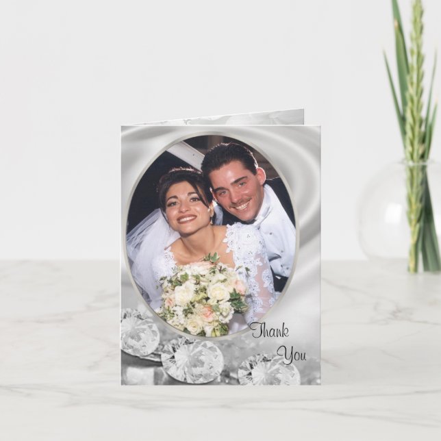 Hochzeit Danke mit Foto (Vorderseite)