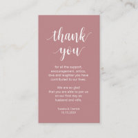 Hochzeit Danke, Modernes, einfaches Skript