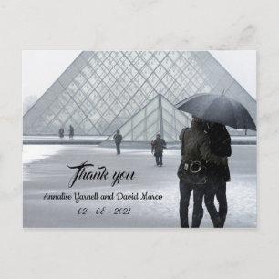 Hochzeit Danke, Postcard Postkarte