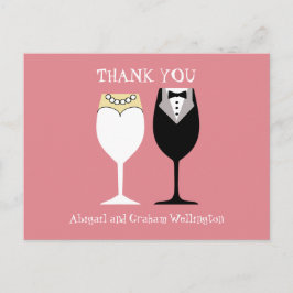 Hochzeit Danke, Postcard Postkarte