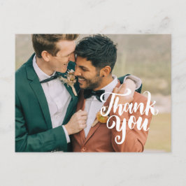 Hochzeit danke Postkarte