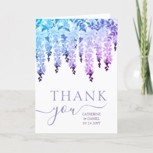 Hochzeit Danke Watercolor Wisteria Floral