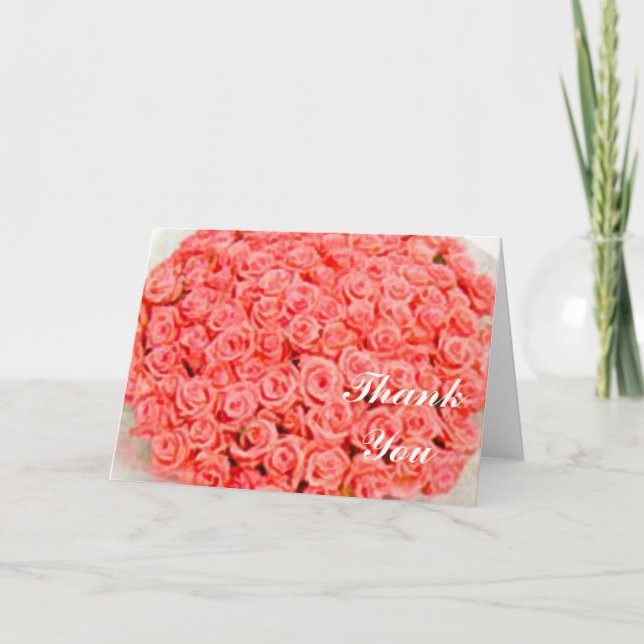 Hochzeit Dankeschön Anmerkungen Dankeskarte (Vorderseite)