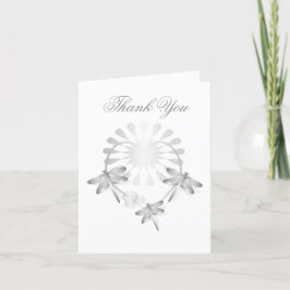 Hochzeit Dankeschön Karte Silber Drachenfliegen He