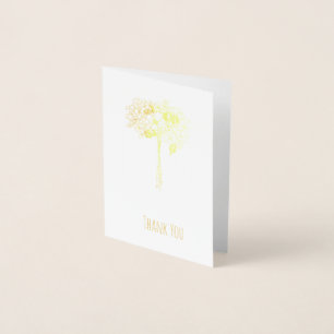 Hochzeit Dankeschön Mini (3.5 "x5") Foil Card Folienkarte