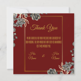 Hochzeit Dankeskarte