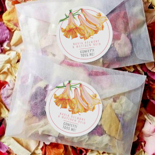 Hochzeit der Afrikanischen Königin Runder Aufkleber