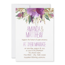 Hochzeit der Aquarellfarben-Blume
