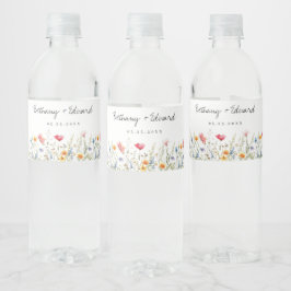 Hochzeit der Aquarellfarben-Wildblume