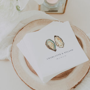 Hochzeit der Austernküste Serviette
